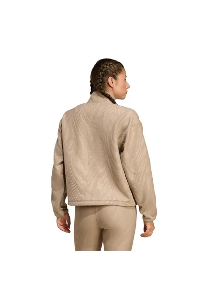 adidas Kadın  Kahverengi  Ceket AOP POLARFLEECE JX3122 - Resim 3