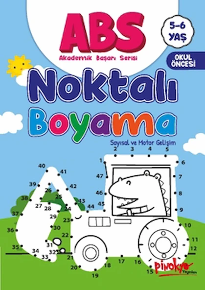 ABS 5-6 Yaş Noktalı Boyama / Buçe Dayı / Pinokyo Yayınları / 9786259873893 ürün görseli