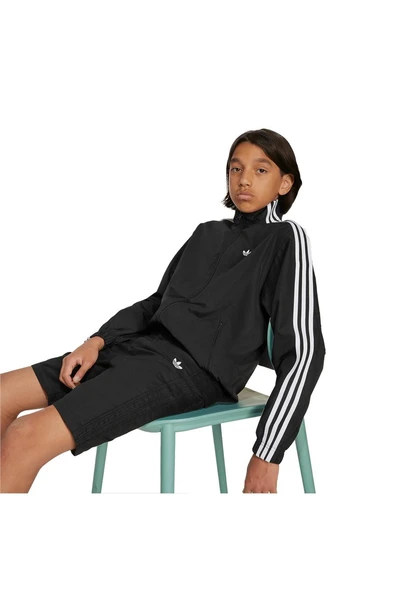 adidas Çocuk  Siyah  Şort TWILL SHORTS JX3887 - Resim 6