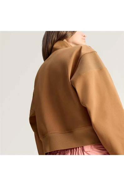 adidas  Kadın Kahverengi  Ceket aSMC KNITTED TT JX6782 - Resim 10