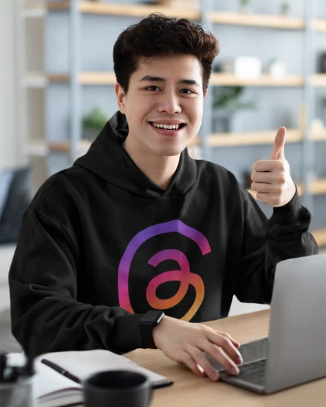 Yazılımcılara Özel Meta Developer Baskılı, Unisex, Kapüşonlu Regular Hoddie Kangru Sweat, 3'lü Paket - Resim 8