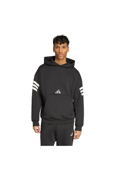 adidas Erkek  Siyah  Sweatshirt M HOO JL7974 - Resim 2