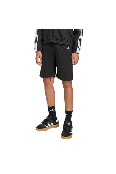 adidas Çocuk  Siyah  Şort TWILL SHORTS JX3887 - Resim 2