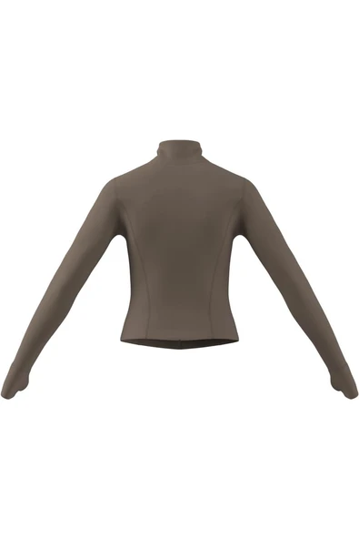 adidas  Kadın  Kahverengi  Ceket WE ZP THRU JKT JW2815 - Resim 11