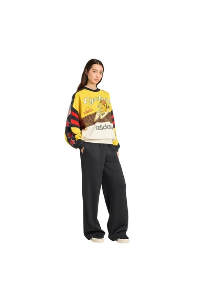 adidas Kadın  Sarı  Sweatshirt CYCLING CREW JW0147 - Resim 4