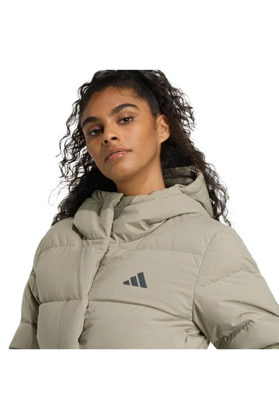 adidas Kadın  Yeşil  Mont W HELIONIC HD J JX3027 - Resim 5