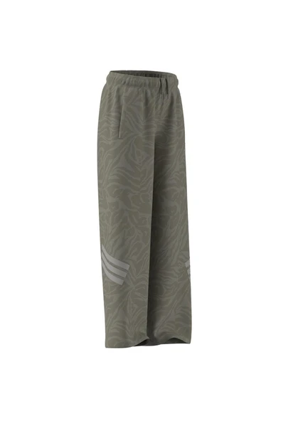 adidas  Çocuk Yeşil  Eşofman Altı JG FI WIDE PT JW7545 - Resim 9