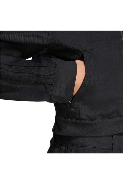 adidas Kadın  Siyah  Ceket FB CROP TT JW7267 - Resim 6
