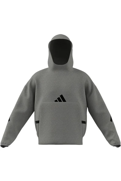 adidas  Erkek  Gri  Sweatshirt M Z.N.E. HD JE3070 - Resim 11