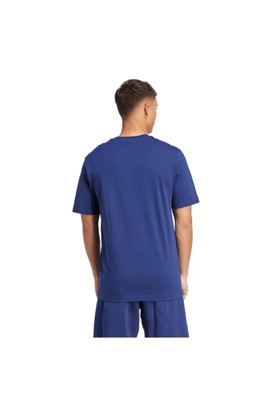 adidas  Erkek  Mavi  T-shirt M COLLEGIATE T JM6417 - Resim 3