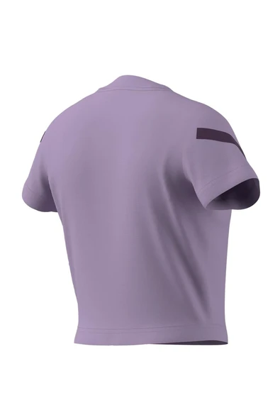 adidas Çocuk  Mor  T-shirt JG Z.N.E BABY T JW2408 - Resim 10