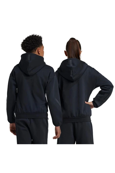adidas Çocuk  Siyah  Ceket J Z.N.E.FZ JF2847 - Resim 6