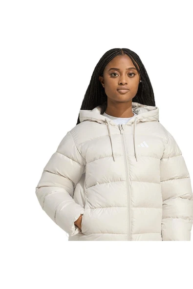 adidas  Kadın Bej  Mont W ESS SD P HD J JV7768 - Resim 5