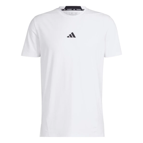adidas  Erkek Beyaz  T-shirt D4T TEE IS3808 - Resim 2