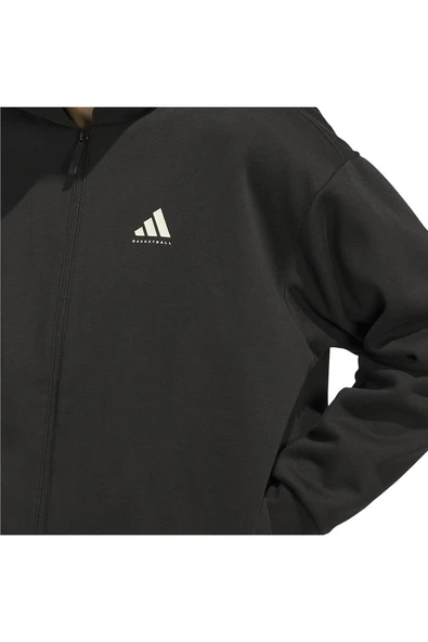 adidas Erkek  Siyah  Ceket ADIDAS FZ HOODY KB3064 - 7