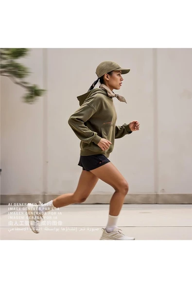 adidas Erkek  Yeşil  Sweatshirt ADI365 HK H UNI JM1208 - Resim 10