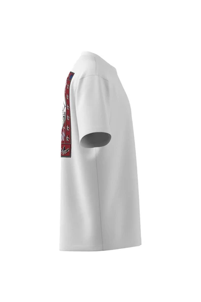 adidas Erkek  Beyaz  T-shirt GRAPHIC TEE JX3094 - 11