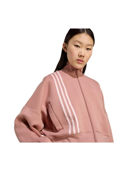 adidas Kadın  Pembe  Ceket 3 STRIPES ZIPUP JW3609 - Resim 5