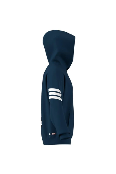 adidas Erkek  Mavi  Sweatshirt M HOO JL7975 - Resim 11