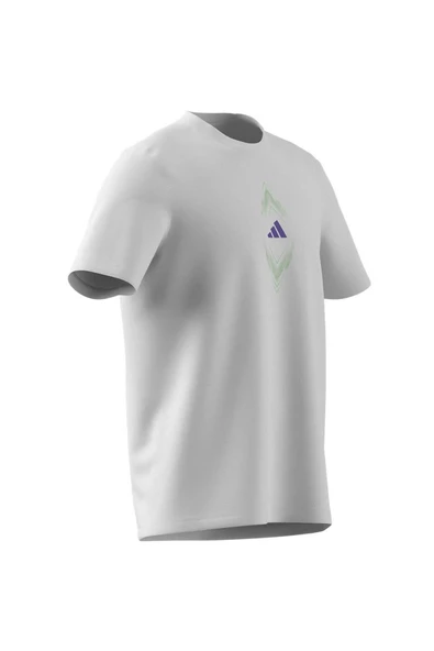 adidas  Erkek  Beyaz  T-shirt F50 SIGN G T JM8943 - Resim 9