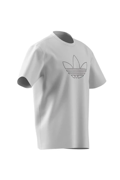adidas Erkek  Beyaz  T-shirt STUDDED TEE JY2805 - Resim 9