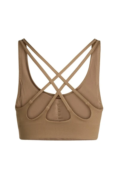 adidas Kadın  Kahverengi  Sporcu Sütyeni aSMC TST BRA JW1996 - Resim 2