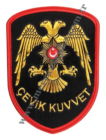 ''ÇEVİK KUVVET'' Arması 3D Plastik TPU, 2025 Yeni Tip, Cırtlı, 1. Kalite ürün görseli