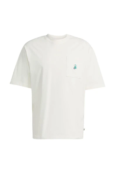 adidas  Erkek  Beyaz  T-shirt M DOG FTBALL T JL9234 ürün görseli 1