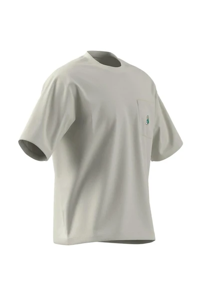 adidas  Erkek  Beyaz  T-shirt M DOG FTBALL T JL9234 - Resim 10