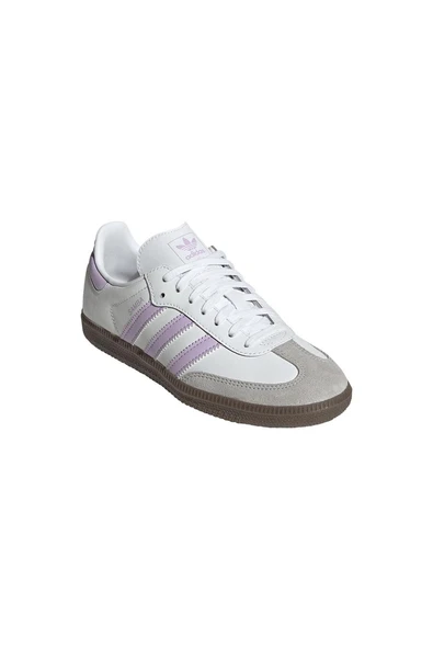 adidas Çocuk  Beyaz  Sneaker SAMBA OG J JQ2842 - Resim 6