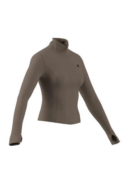 adidas  Kadın  Kahverengi  Ceket WE ZP THRU JKT JW2815 - Resim 8