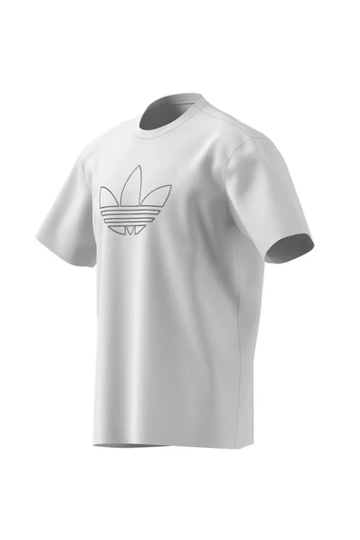 adidas Erkek  Beyaz  T-shirt STUDDED TEE JY2805 - Resim 10