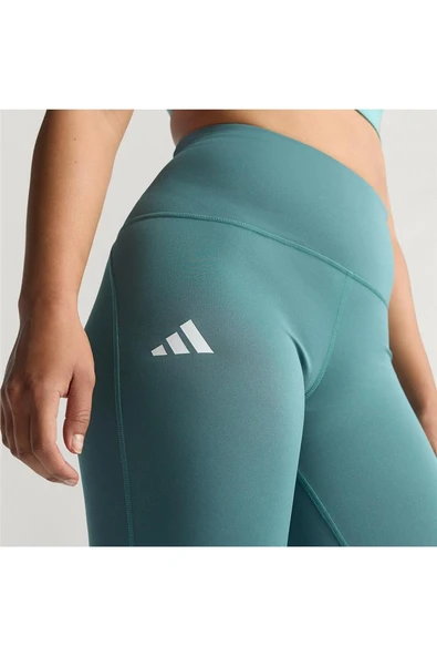 adidas  Kadın Yeşil  Tayt Adizero E 1/1 L JM8290 - Resim 12