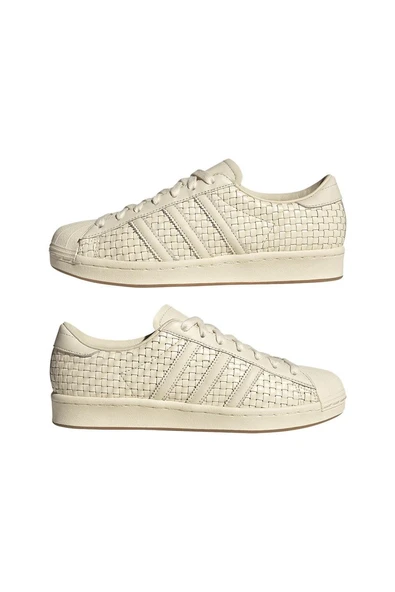 adidas Kadın  Beyaz  Sneaker SUPERSTAR VINTAGE W JR6001 - Resim 10
