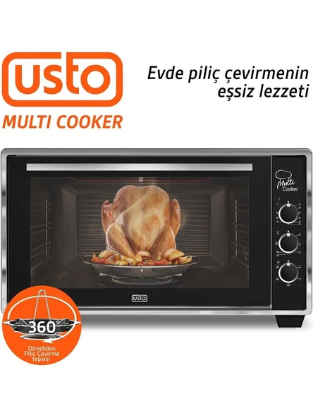 Usto 2115 Multi Cooker 50 lt Midi Fırın - 2
