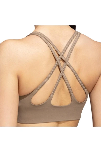 adidas Kadın  Kahverengi  Sporcu Sütyeni aSMC TST BRA JW1996 - Resim 10