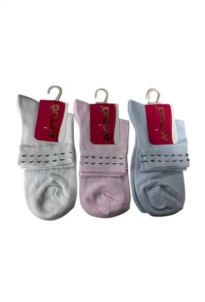 Aytuğ Taşlı Bayan Soket Çorabı 3 ADET 30319 ürün görseli