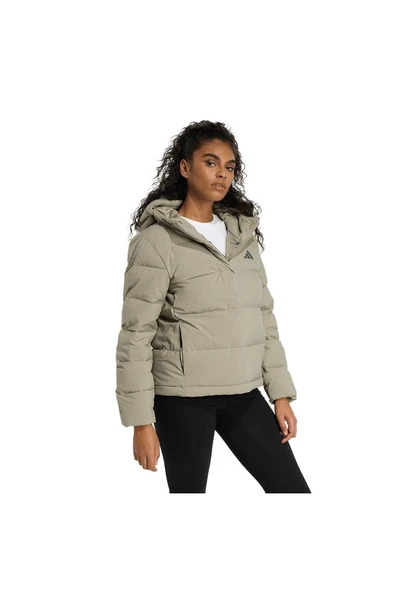 adidas Kadın  Yeşil  Mont W HELIONIC HD J JX3027 - Resim 4