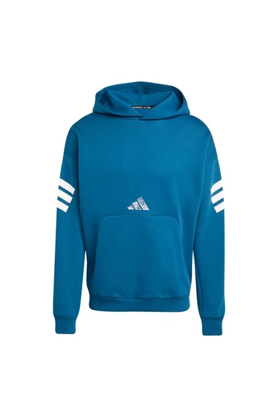 adidas Erkek  Mavi  Sweatshirt M HOO JL7975 ürün görseli 1