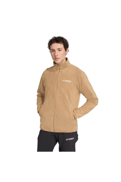 adidas  Erkek  Kahverengi  Ceket MT ESS FZ FL JM3115 - Resim 2