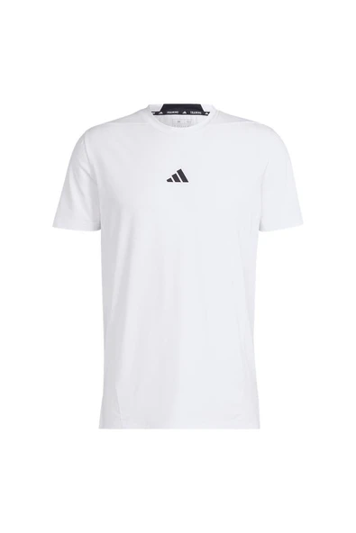 adidas  Erkek Beyaz  T-shirt D4T TEE IS3808 - Resim 3