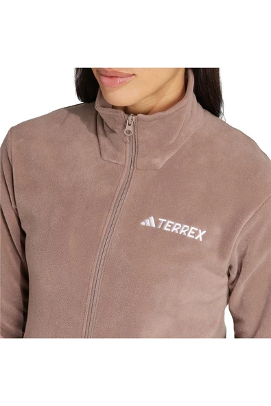 adidas Kadın  Kahverengi  Ceket W MT ESS FZ FL JM3112 - Resim 6