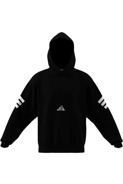 adidas Erkek  Siyah  Sweatshirt M HOO JL7974 - Resim 7