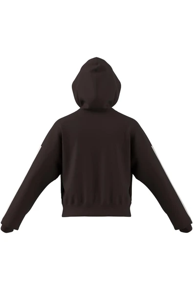 adidas Kadın  Kahverengi  Ceket W 3S FT FZ HD JY3137 - Resim 11