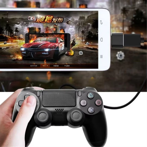 OLLEVRA 1 Adet Usb to C Adaptor Dişi Çevirici Dönüştürücü Adaptör - Resim 4