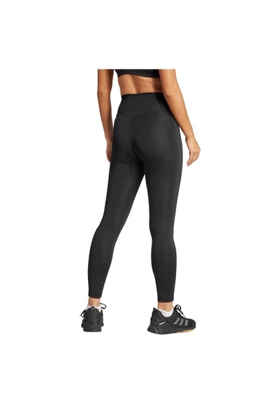 adidas Kadın  Siyah  Tayt OPT ST HR 7/8 L JM3067 - Resim 3