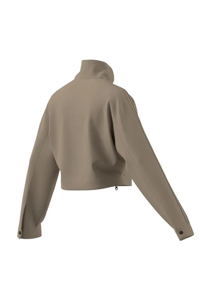 adidas  Kadın  Bej  Ceket FB CROP TT JX7600 - Resim 11