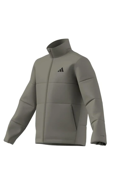 adidas  Erkek Yeşil  Mont BSC 3S INS JKT JX7760 - Resim 8