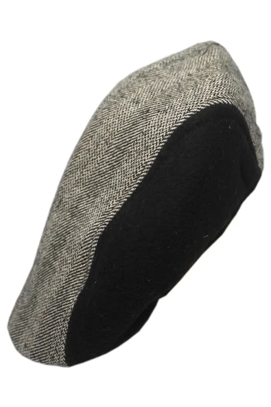 yoncatoptan Kış ve Sonbahar için Balık Sırtı Desenli Kasket Şapka Rahat ve Esnek ürün görseli 1