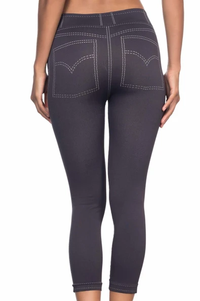 ANTRASİT MI Emay 3801 Soft Kot Tayt - Resim 3